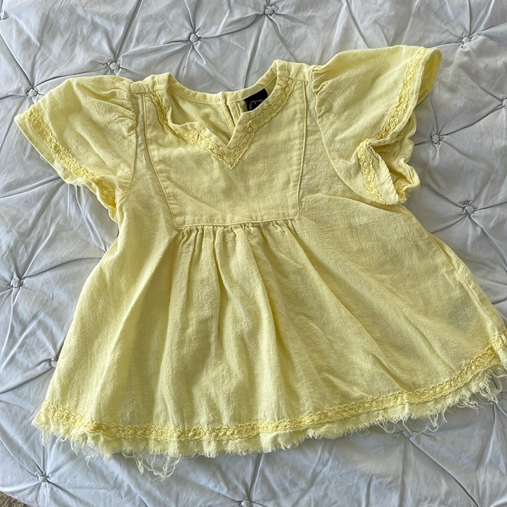 Art Class Yellow Top 3T